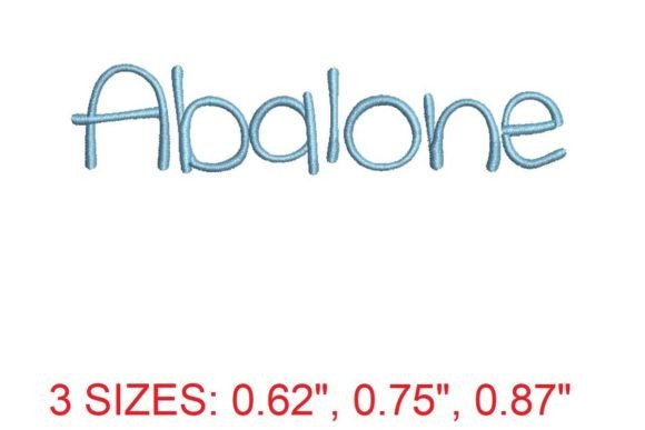 Abalone Embroidery Font: A Versatile Choice for Seasonal Creations