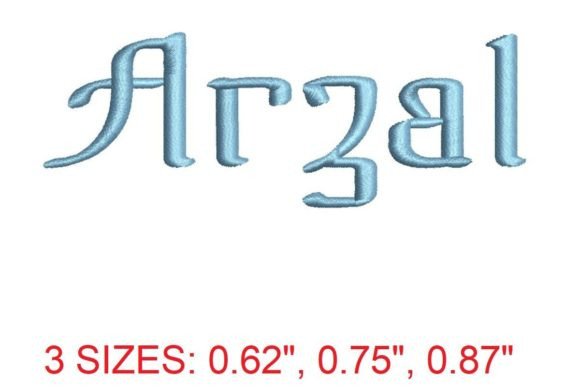 Arzal Embroidery Font: A Touch of Elegance