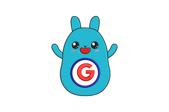 Charming Cute Rabbit Letter G for Personalized Gifts