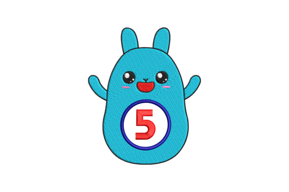 Cute Rabbit Number 5: A Charming Addition