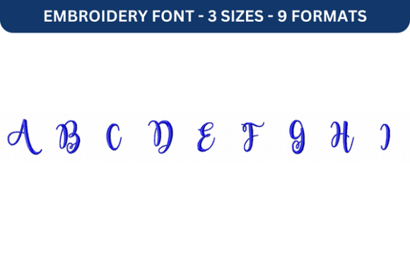 Magnolia Sky Font: A Perfect Touch for Seasonal Embroidery