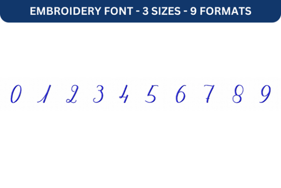 Mathilde Castleland Font 0-9: A Stylish Embroidery Choice