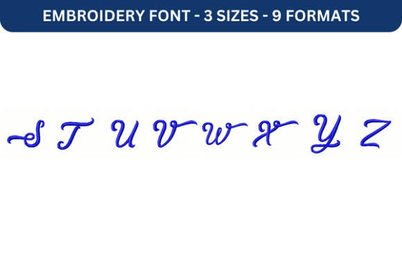 Midnight Bangkok Font: A Stylish Embroidery Choice