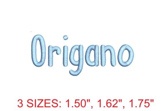 Origano Embroidery Font: Elegance for Crafters