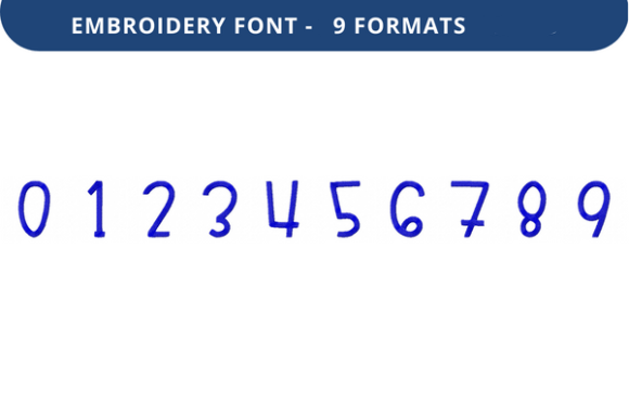 Play Pen Font 0 to 9: A Versatile Embroidery Essential