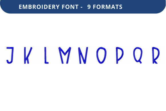 Play Pen Font J to R: A Versatile Embroidery Choice
