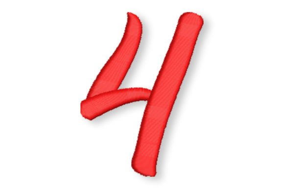 Script Number Four: A Charming Embroidery Font