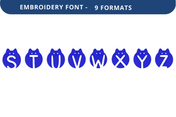 Skulls and Kitties Font S to Z Review