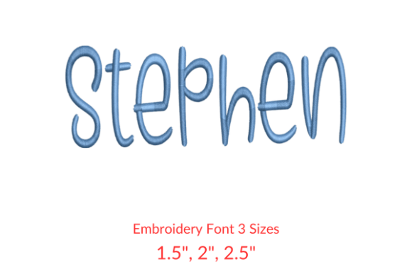 Stephen Font: A Versatile Embroidery Typeface