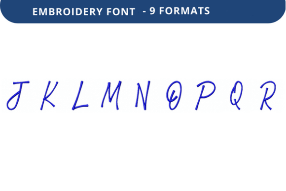 Victorina Font J to R: A Stylish Embroidery Choice